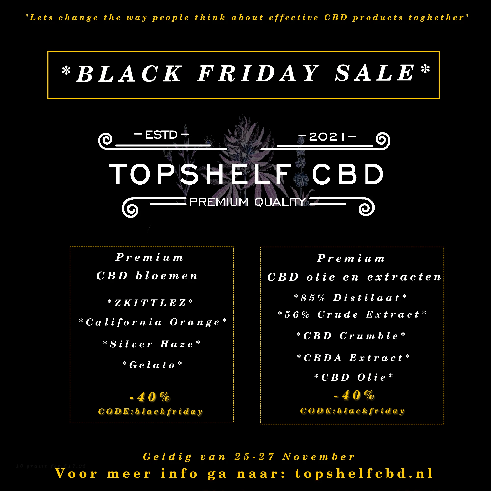 Black Friday Actie