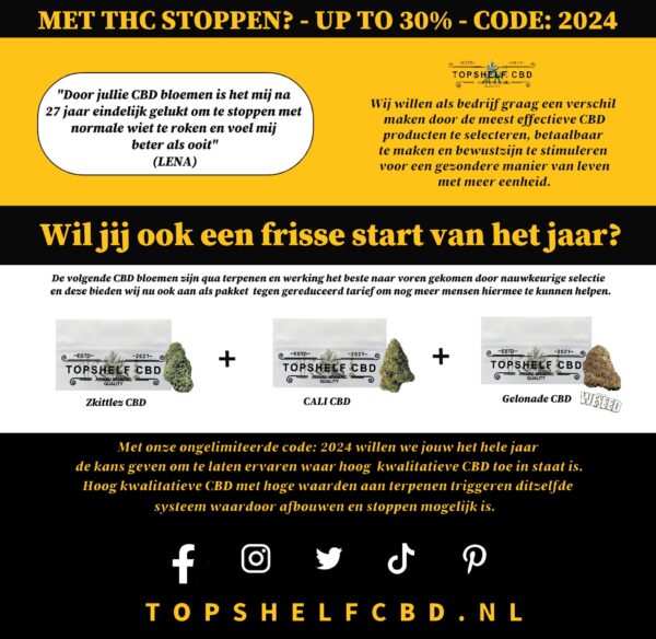 TopshelfCBD - Stoppen met THC - Afbeelding 2